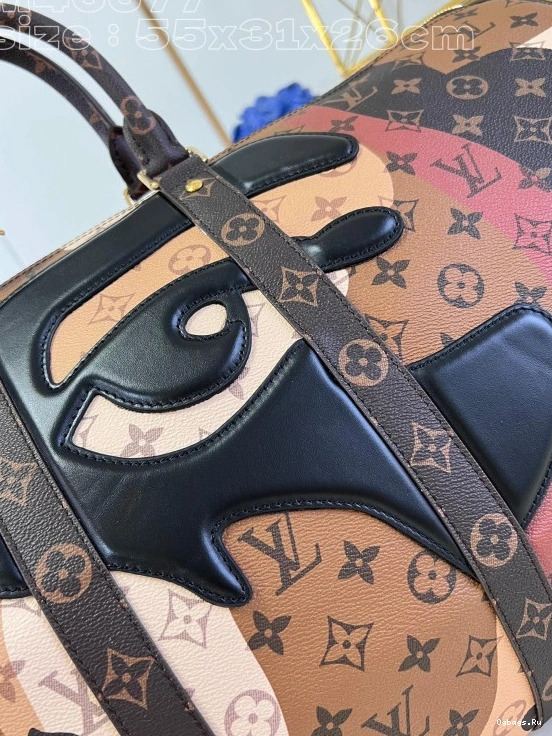 KEEPALL 55 LOUIS VUITTON BANDOULIERE 0122